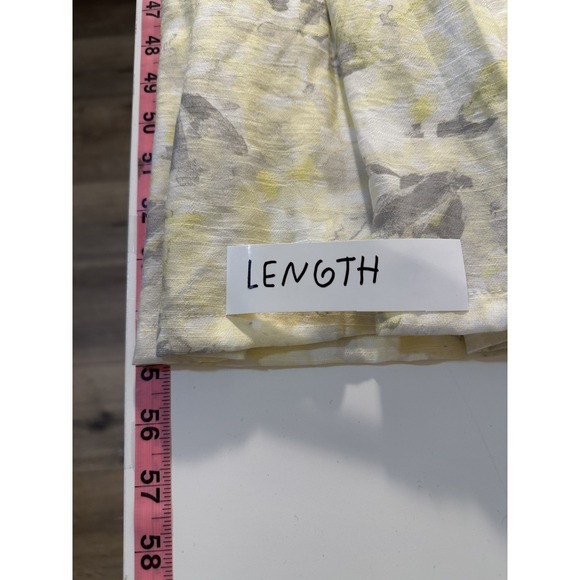 Nine West Womans Cottagecore Floral Maxi Dress Size 2X Boho Beachy Yellow Lined - Picture 7 of 15